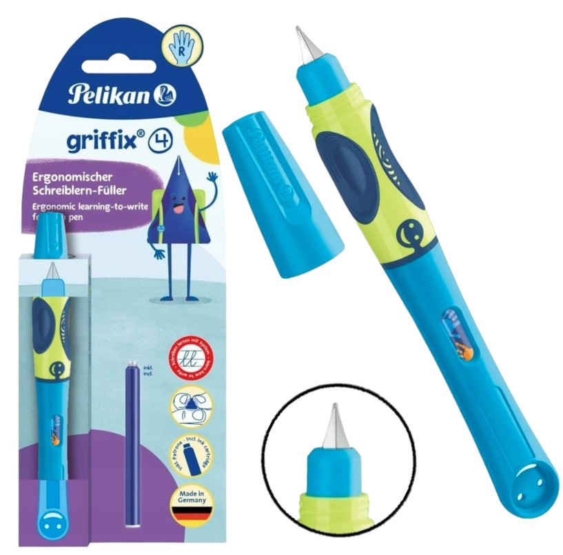 Pióro wieczne Griffix Neon Fresh Blue BL 820363 Pelikan / 400195786 Hamelin